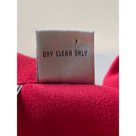 Chico’s Red Button Up Top Sz M Embroidered Asian Inspired Long Sleees Whimsical - Picture 10 of 12